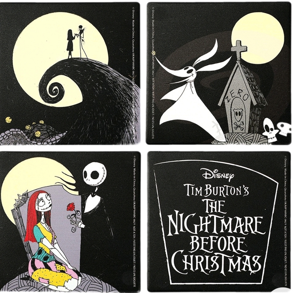 Brand new: The Nightmare Before Christmas Ceramic Coaster Set